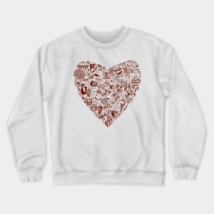 yum yum_ heart Crewneck Sweatshirt